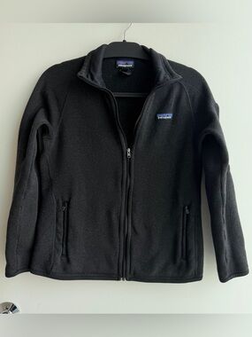 Patagonia Women's Better Sweater Full-Zip Fleece Jacket Black Size S STY25542